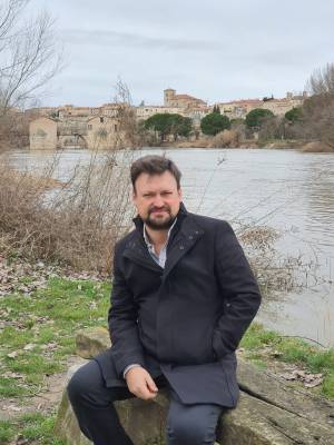 Pedro Calbarro en Zamora, en febrero de 2021